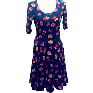 LuLaRoe Nicole owl print Size M